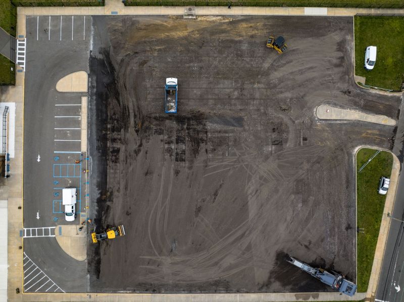 Parking Lot Excavation in Cleveland, TN