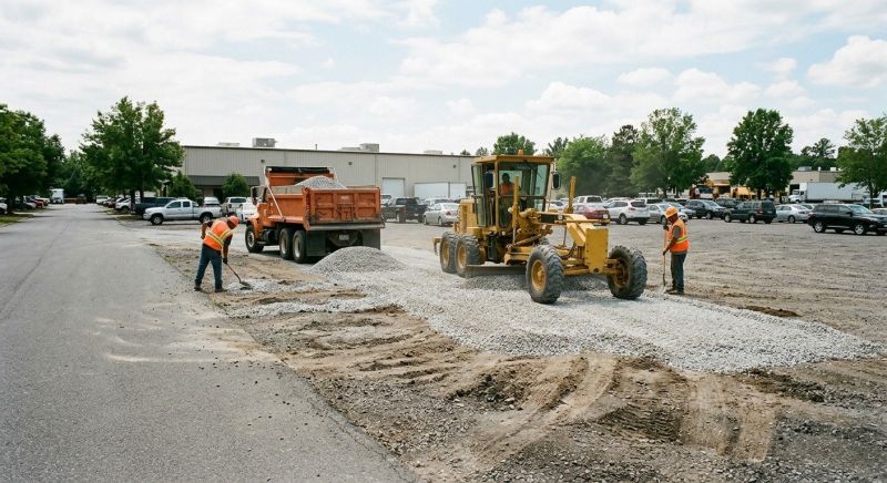 Parking Lot Gravel Repair in Gainesville, GA