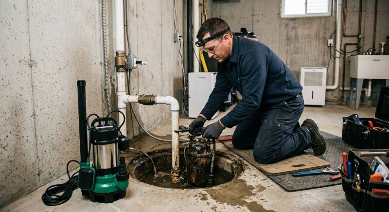 Sump Pump Installation in West Des Moines, IA